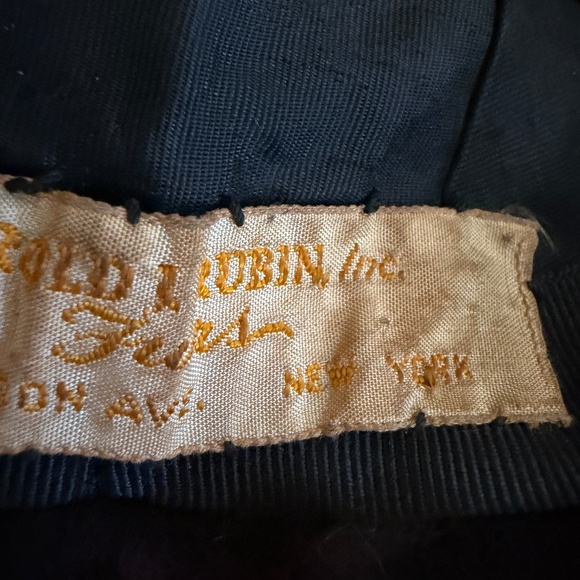 Vintage Harold Rubin Furs New York Fur Hat Black Russian Style - Picture 10 of 15